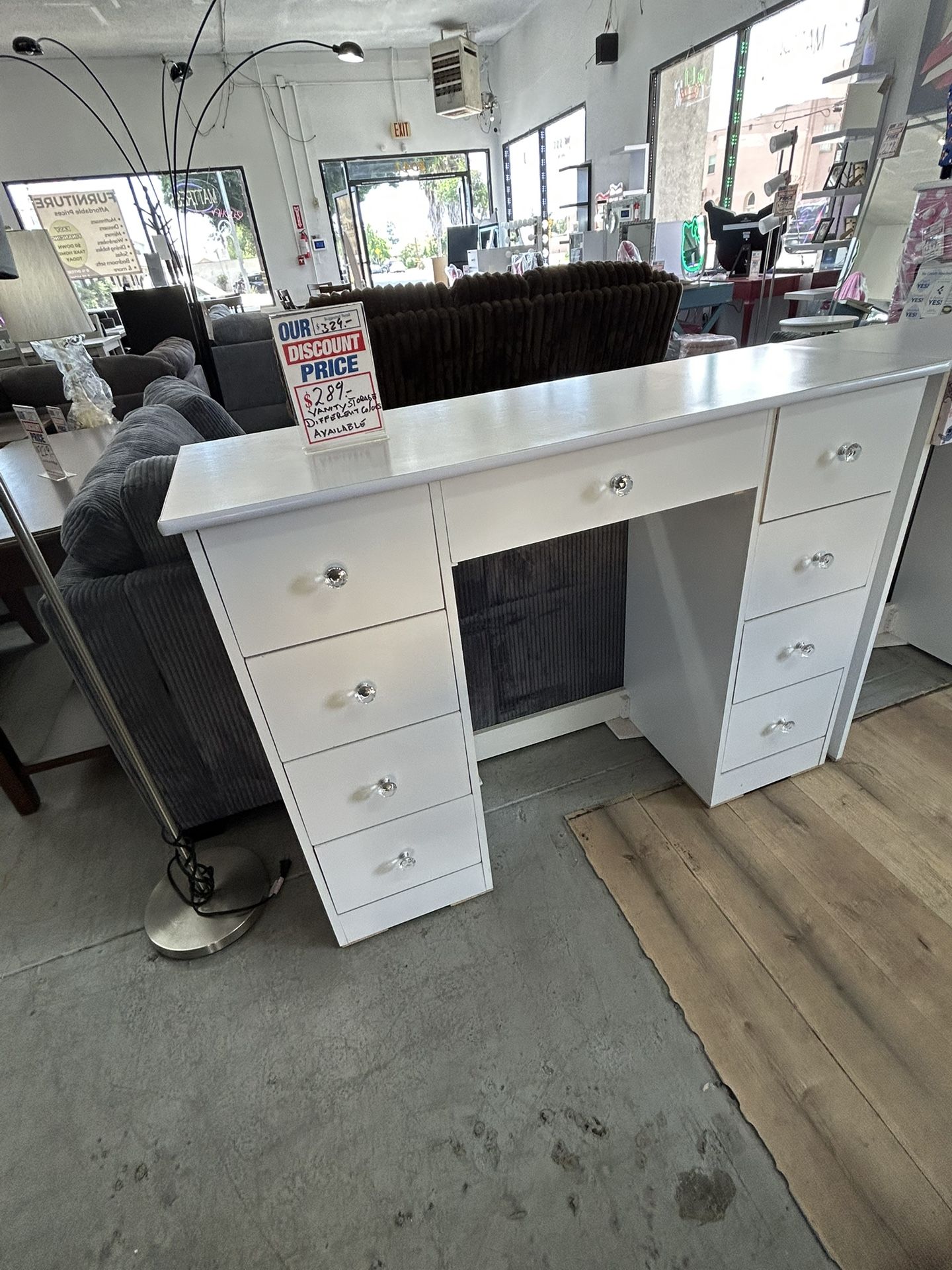 Vanity Desk Available In Different Colors 