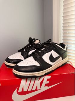 Nike Dunk Low Panda sneakers in black & white