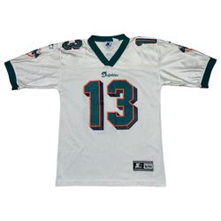 Vintage Dan Marino Miami Dolphins NFL Jersey Authentic Starter Sewn #13 Sz S/M