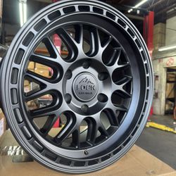 Lock Off Road Onyx 17x9 -12 6x5.5 Matte Black