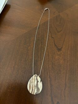 Silver Italian Necklace with Pendant