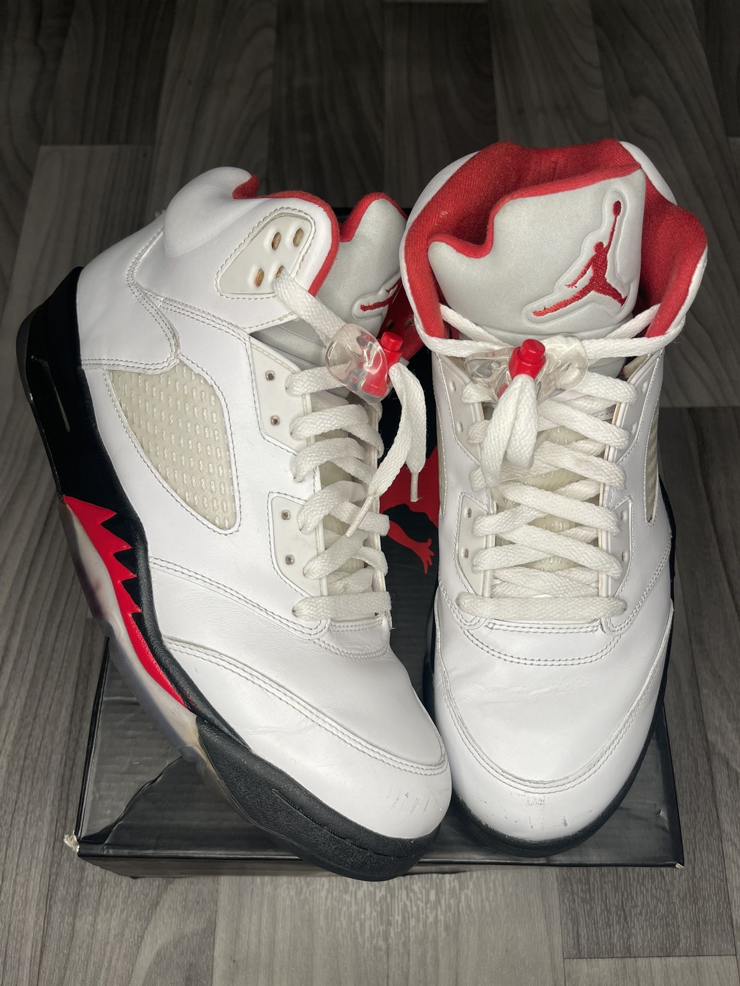 Fire Red Jordan 5s