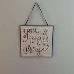 Small Wall Decor Sign 