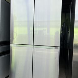 Refrigerator  36x69 =29Samsung Steeinle Stee 4door Ice 🧊 