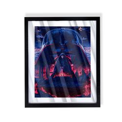 Star Wars revenge of the sith 2025 movie poster art piece in black frame