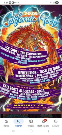 Sunday Cali Roots 2026