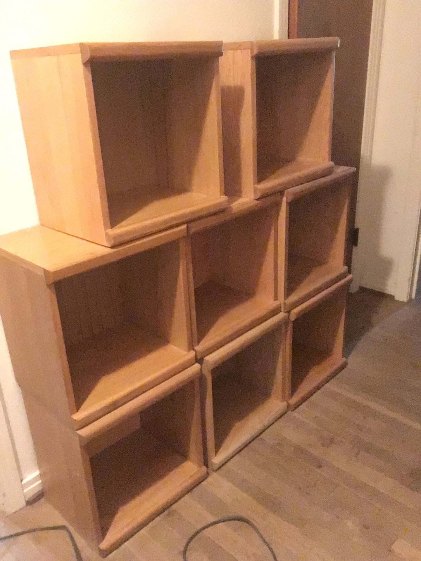 Record / Book Shelves Cubes - EUC - $20 each