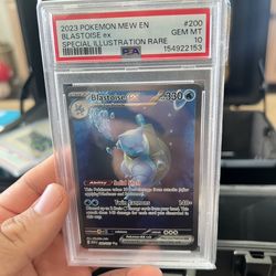 Blastoise EX SIR PSA10