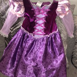 Girls Princess Dress Rupunzel Disney Store Size 4
