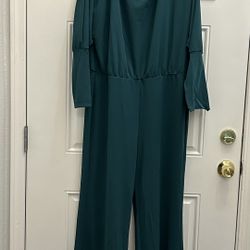 Plus-size Fashion Nova Green Jumpsuit 