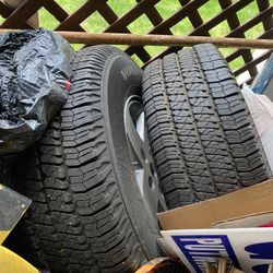 Jeep Wrangler JK wheel. Rim and Tire