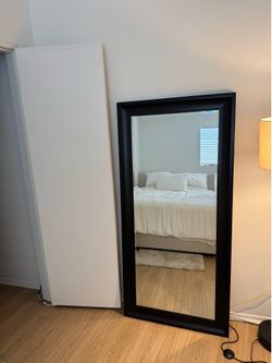 Darkest Espresso/black full length mirror