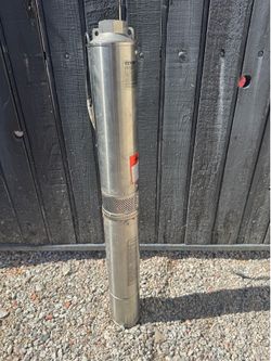 1HP 220V DEEP WELL SUBMERSIBLE WATER PUMP W MOTOR USED