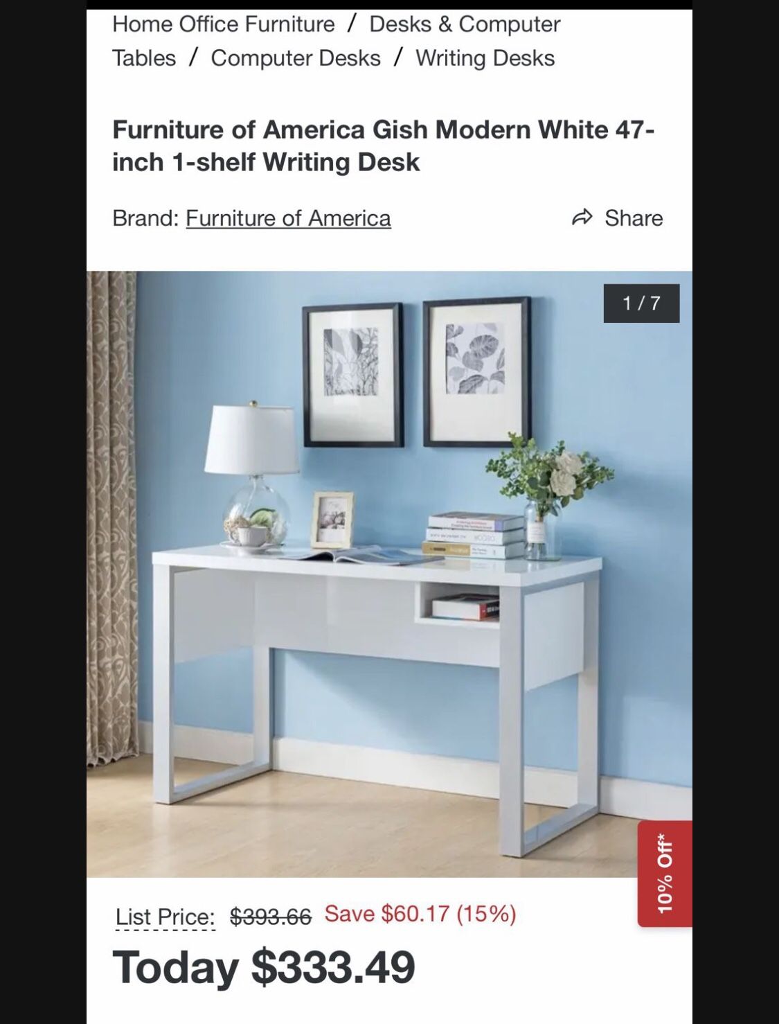 White Desk