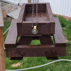 Picnic Table Bird Feeder 