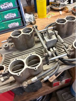 60s style Hilborn fuel inj manifold