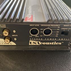 OLDSCHOOL ALPHASONIK AMPLIFIER.   MADE IN USA.    HI FI 