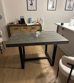 Modern Industrial Dining Table