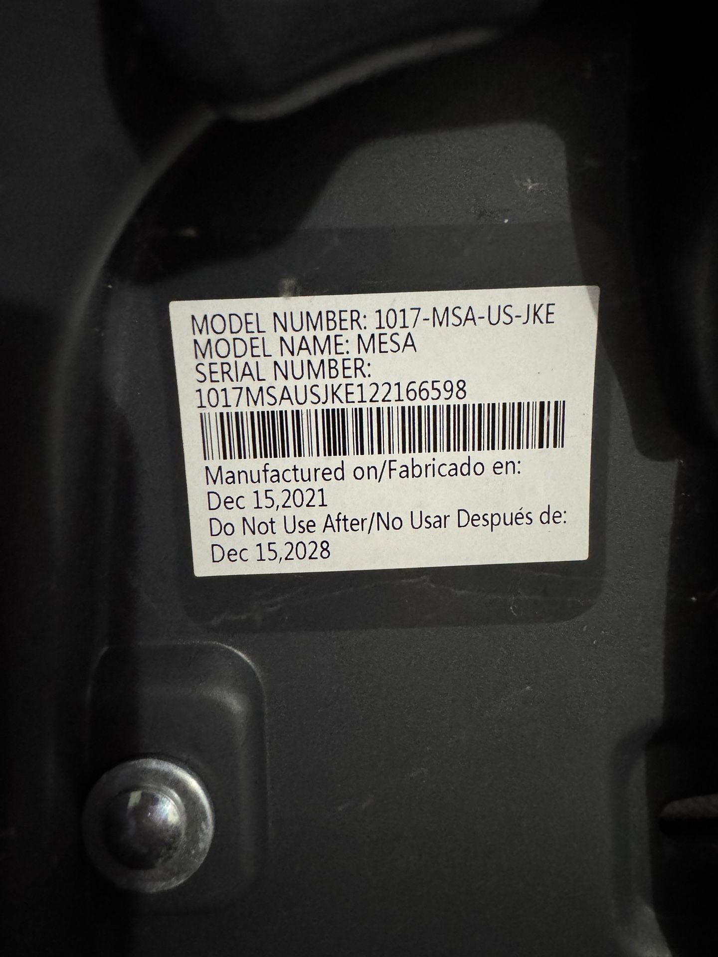 UPPAbaby Mesa Car Seat