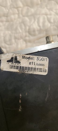 JL Audio Amp 500/1