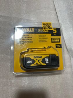 DeWalt 20V MAX XR 5Ah Lithium Ion Battery