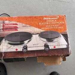 Brentwood Double Electric Hotplate (induction Stove Burner)