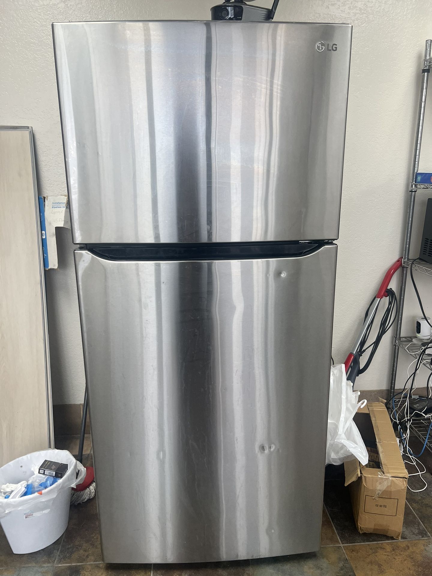 For Sale: Used LG Stainless Steel Top-Freezer Refrigerator