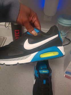 Nike Air Max Sneakers Black Blue Volt