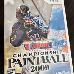 NPPL CHAMPIONSHIP PAINTBALL 2009 NINTENDO WII 