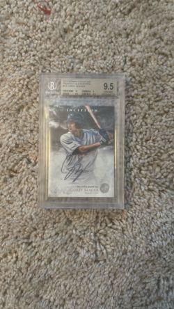 Corey Seager Bowman Inception Auto