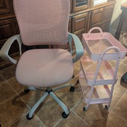 Pink Office Chair Set
