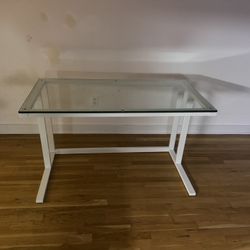 Glass Computer Desk West Elm