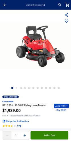 Craftsman r 110 sale