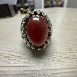 The Beauty of Red Onyx Ring