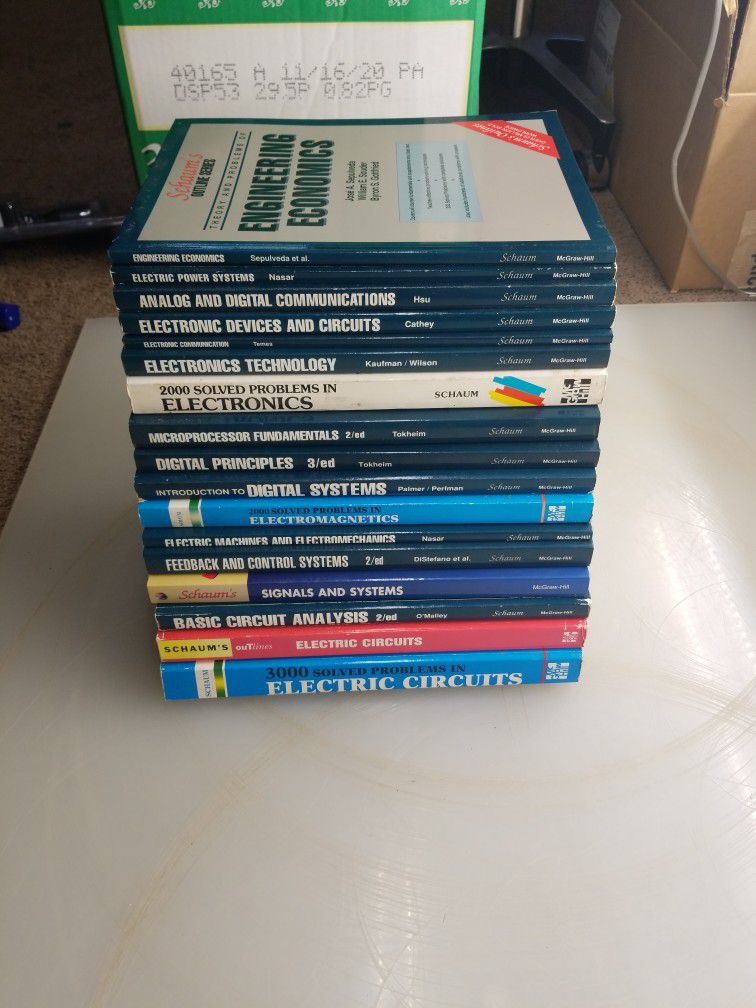 Electrical Engineering Schaum Paperback Books