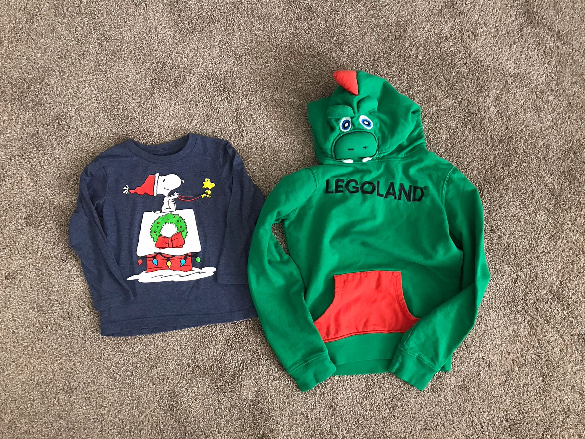 Kids Sweatshirt and Christmas Tee $3