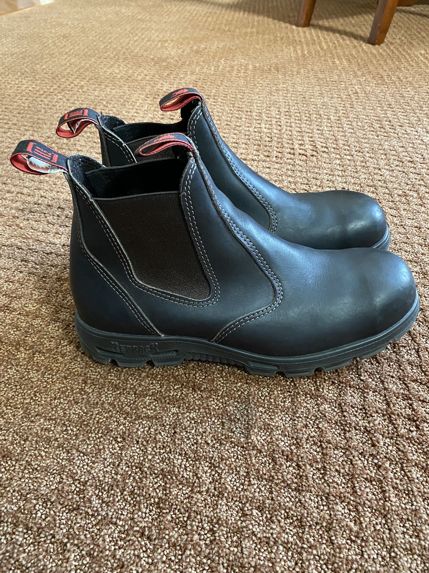Mens Redback Composite Toe Slip-on Work Boots 