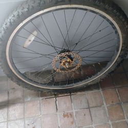 Mountain Bike Rims And Tires 2 Sets