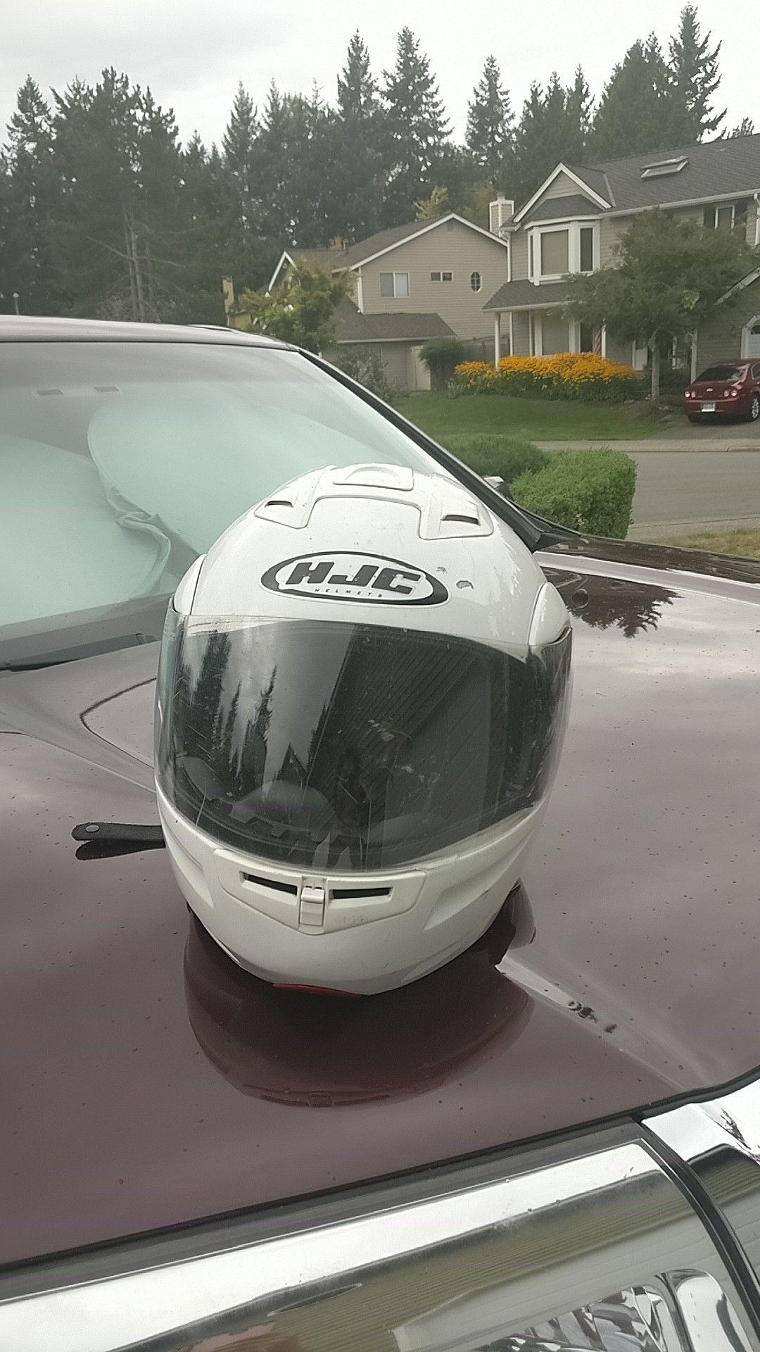 HJC medium motorcycle helmet