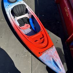 Perception Flash 9.5 | Sit Inside Kayak | Rod Holders and Rear Storage | 9' 6"