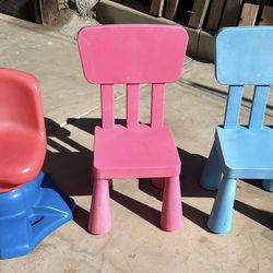 IKEA Children's chair, Little Tikes Chair And Picnic Table