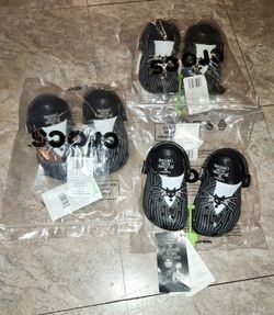 Disney a nightmare before Christmas crocs $35each firm