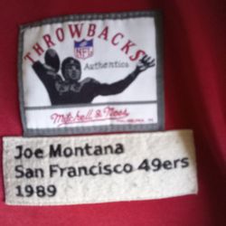 This Is Joe Montana's 1989 Jersey 