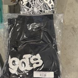 Sp5der Hoodie And Sweatpants 
