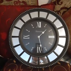 Mirrored Clock $25.00 (Serious Buyers) Cash Only First Come First Served 