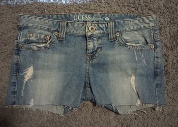 GUESS Denim Cut Off Shorts