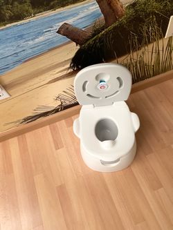 White Plastic Kids Potty Training Toilet