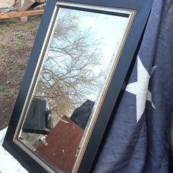 Matte Black Frame W/ Mirror