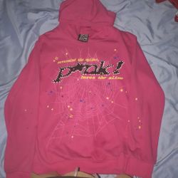 Pink Spider Hoodie