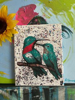 Hummingbirds MOM & Daughter!!